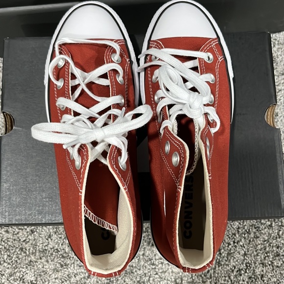 These are custom Converse that are canva style. - Picture 2 of 3
